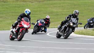 Motociklų lenktynės Auk&scaron;tadvario kartodrome