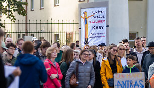 Protestas &bdquo;Prezidente, kur Jūsų stuburas?"