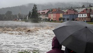 Lenkiją siaubia liūtys