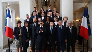 E.Macrono gegužės viduryje pristatytas ministrų kabinetas
