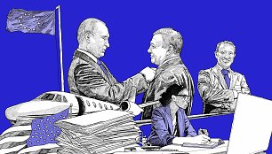 Nutekinti laiškai atskleidžia, kaip V.Putinui artimi broliai Rotenbergai apėjo sankcijas