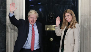 Borisas Johnsonas ir Carrie Symonds