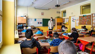 Pamoka Lenkijos pradinėje mokykloje