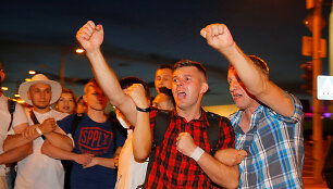 Protestuotojai Minske