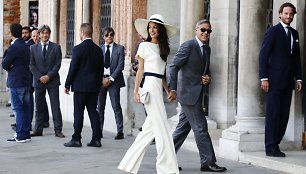 George'as Clooney ir Amal Clooney