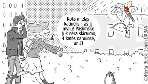 Hertos Burbės karikatūra