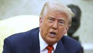 JAV prezidentas Donaldas Trumpas / Evan Vucci / AP