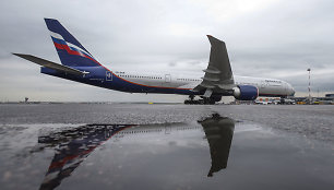 „Aeroflot“ laineris Maskvos Šeremetjevo oro uoste