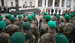 Jaunųjų Lietuvos šaulių priesaikos davimo ceremonija