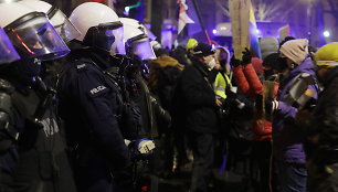 Protestai dėl abortų draudimo Lenkijoje