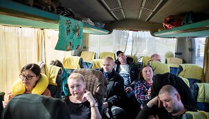 Į Lenkiją vykstantys ukrainiečiai