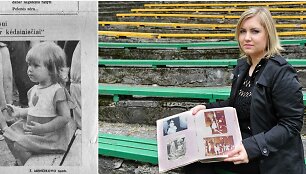 Irina Bitvinskienė iki &scaron;iol savo nuotraukų albume saugo laikra&scaron;čio i&scaron;karpą, kurioje ji nufotografuota dar visai mažutė