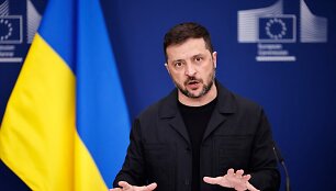 Volodymyras Zelenskis / SIMON WOHLFAHRT / AFP