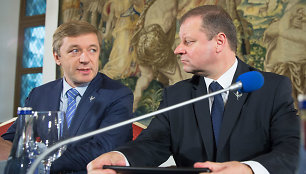 Ramūnas Karbauskis, Saulius Skvernelis