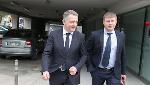Eligijus Masiulis ir Mindaugas Bliuvas