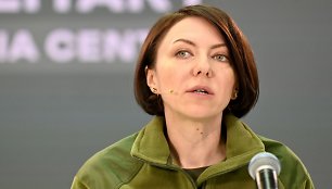 Ukrainos gynybos ministro pavaduotoja Hanna Maliar