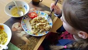 Vilainių mokyklos-darželio „Obelėlė“ maitinimas