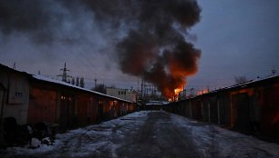 Ketvirtadienį ryte visoje Ukrainoje aidėjo sprogimai