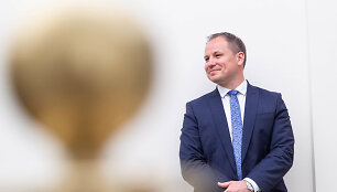 Prezidentė Dalia Grybauskaitė susitiko su kandidatu į ŽUM ministrus Giedriu Surpliu