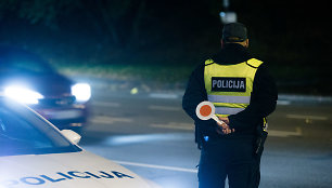 Naktinis policijos reidas Vilniaus mieste