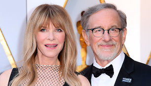 Stevenas Spielbergas ir žmona Kate Capshaw