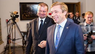 Saulius Skvernelis, Ramūnas Karbauskis