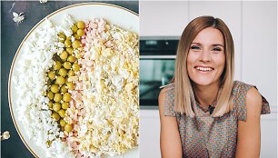 Kristina Pi&scaron;niukaitė-&Scaron;imkienė ir pagal jos mamos receptą ruo&scaron;ta mi&scaron;rainė
