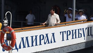 Rodrigo Duterte Rusijos karo laive