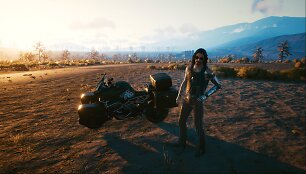 Aktorius Keanu Reevesas tapo savoti&scaron;ku žaidimo &bdquo;Cyberpunk 2077&ldquo; veidu 