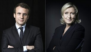 E.Macronas ir M.Le Pen susigrums debatuose