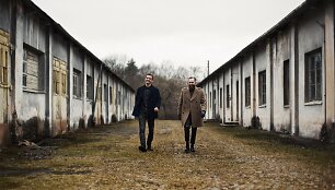 Marius Bieliauskas, vienas i&scaron; &bdquo;PANDO&ldquo; bendraautorių, ir dizaineris Giedrius Paulauskas