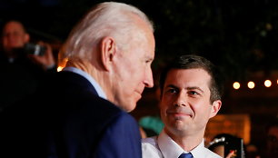 Joe Bidenas ir Pete'as Buttigiegas