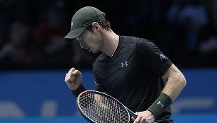 Andy Murray nugalėjo Novaką Džokovičių ir triumfavo „ATP World Tour Finals“ turnyre