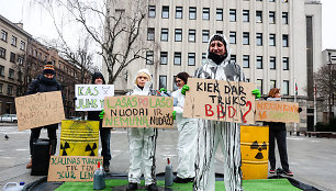 Lietuvos žaliųjų partijos protestas Kaune