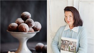 Renata Ničajienė ir jos virtos var&scaron;kės spurgos