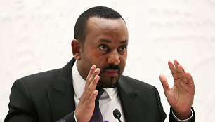 Etiopijos premjeras Abiy Ahmedas