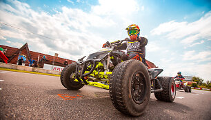 &bdquo;Super Moto&ldquo; etapas Smalininkų kartodrome