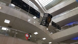Sumažinta &bdquo;Galileo&ldquo; palydovo kopija GSA pagrindiniame biure Prahoje