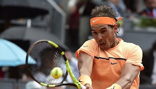 &bdquo;Mutua Madrid Open&ldquo; ketvirtfinalis: Rafaelis Nadalis &ndash; Joao Sousa
