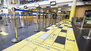 Vilniaus oro uoste &ndash; specialios sąlygos tėvams su mažais vaikais