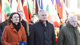 Viktorija Čmilytė-Nielsen, Gitanas Nausėda, Arvydas Anušauskas