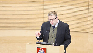 Vitas Vasiliauskas atsako į Seimo narių klausimus