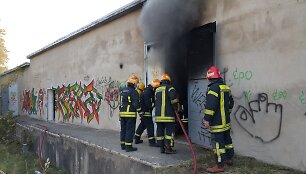 Gaisras Tauragėje