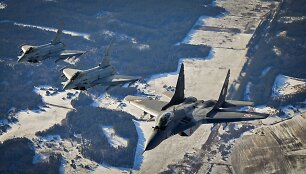&bdquo;Eurofighter Typhoon&ldquo; ir MiG-29 naikintuvai