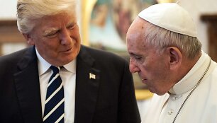 Donaldas Trumpas ir popiežius Pranci&scaron;kus