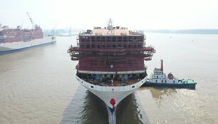 Bendrovė &bdquo;TT-Line&ldquo; statosi antrą &bdquo;Green Ship&ldquo;, varomą suskystintomis gamtinėmis dujomis.