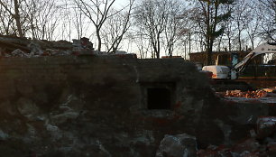 Kauno tvirtovės VII forto ledainės griuvėsiai