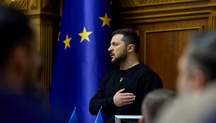Ukrainos prezidentas Volodymyras Zelenskis