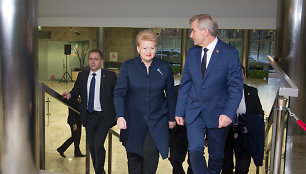 Dalia Grybauskaitė ir Viktoras Pranckietis