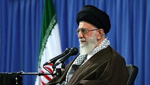 Religinis lyderis Ali Khamenei.